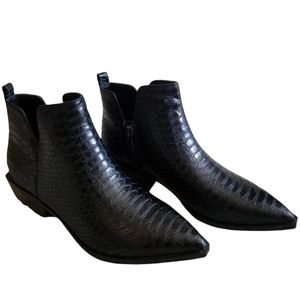 NINE WEST Women's Black Yerly3 Ankle Boot NEW